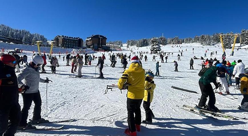 Uludağda sömestir yoğunluğu