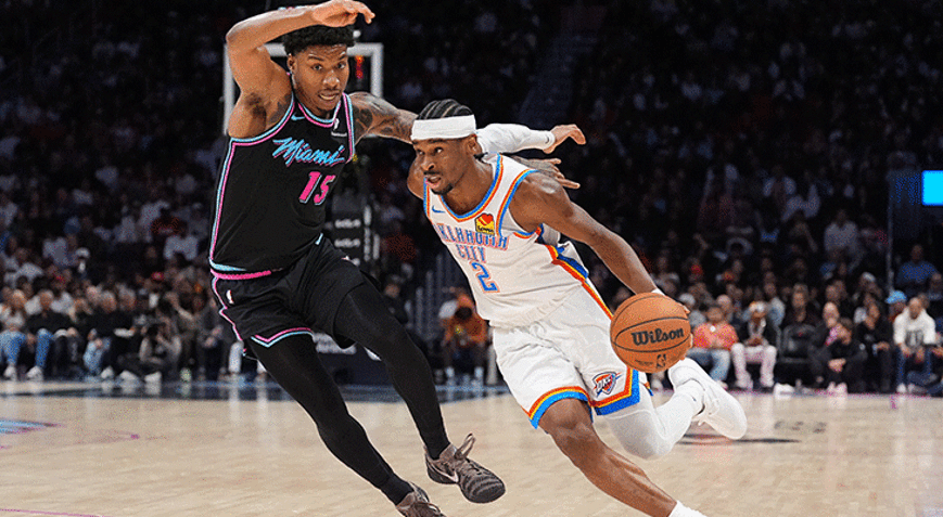 NBAde Miami Heat, Oklahoma City Thunderın galibiyet serisini bitirdi