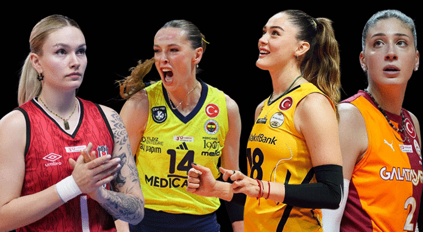 Sultanlar Liginde derbi haftası Beşiktaş - Fenerbahçe ve Galatasaray - VakıfBank