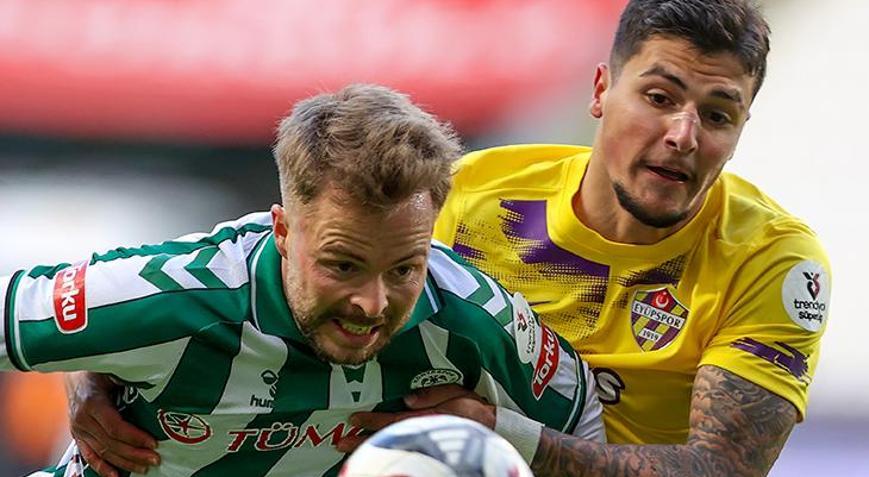 Konyaspor, puanı son dakikada kurtardı