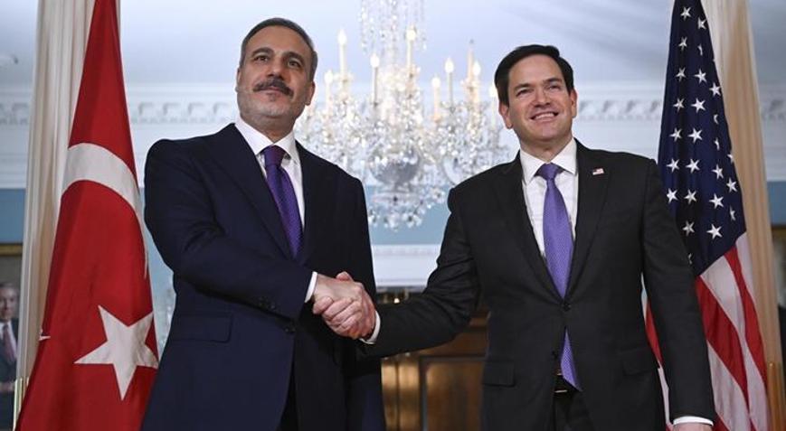 Dışişleri Bakanı Hakan Fidan ABDli mevkidaşı Rubio ile görüştü
