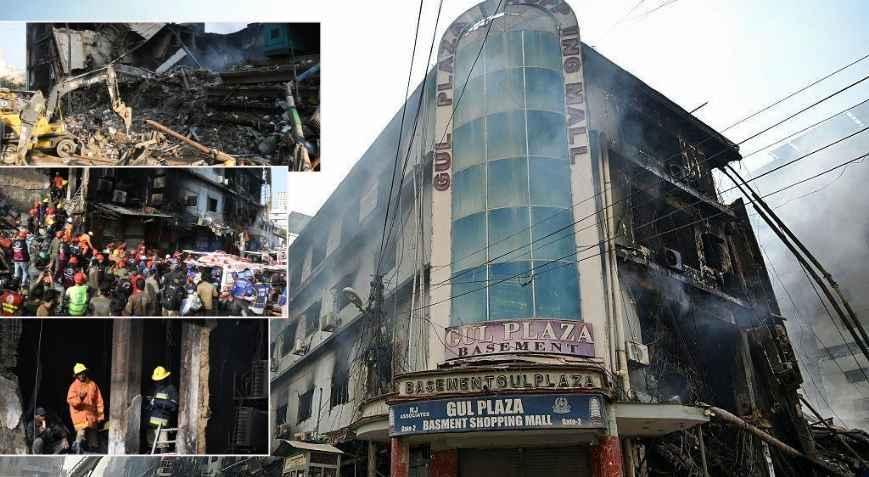 AVM yangınında korkunç bilanço Karaçide ölü sayısı 60a yükseldi