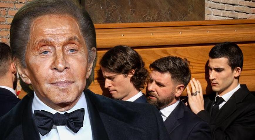 93 yaşında hayatını kaybetmişti İtalyan modacı Valentino, Romada son yolculuğuna uğurlandı