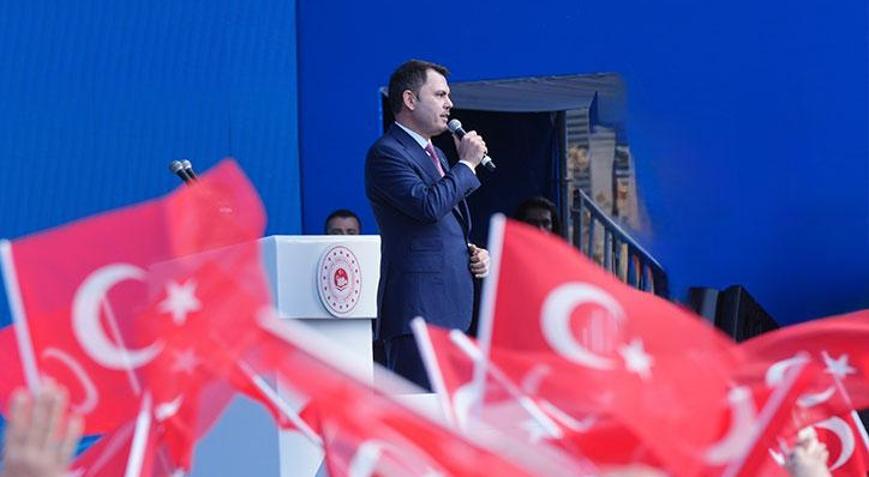 Bakan Kurum: Aydınlı hemşehrilerimize 6 bin 973 yuva inşa ediyoruz”