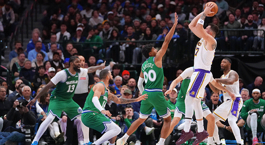 Luka Doncic yıldızlaştı Los Angeles Lakers, Dallas Mavericksi devirdi