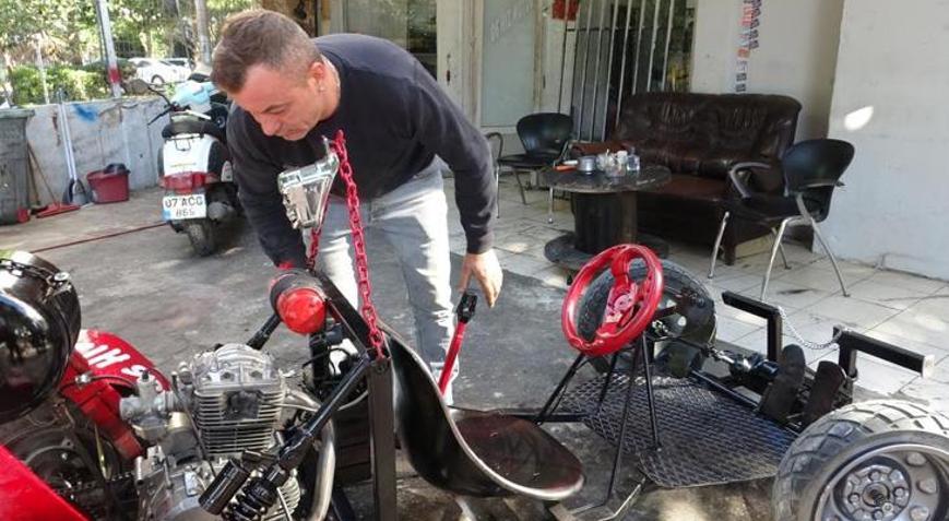 Yapamazsın dedikleri çocukluk hayalini gerçekleştirdi: Saatte 160 kilometre hız yapıyor