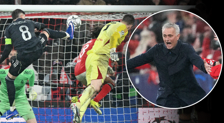 Şampiyonlar Liginde Benficadan inanılmaz galibiyet 90+8de kaleciden tarihi gol, Mourinho çılgına döndü