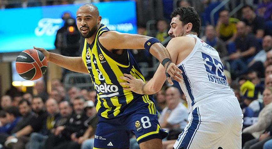 Euroleaguede Türk derbisi Fenerbahçe, Anadolu Efesi mağlup etti