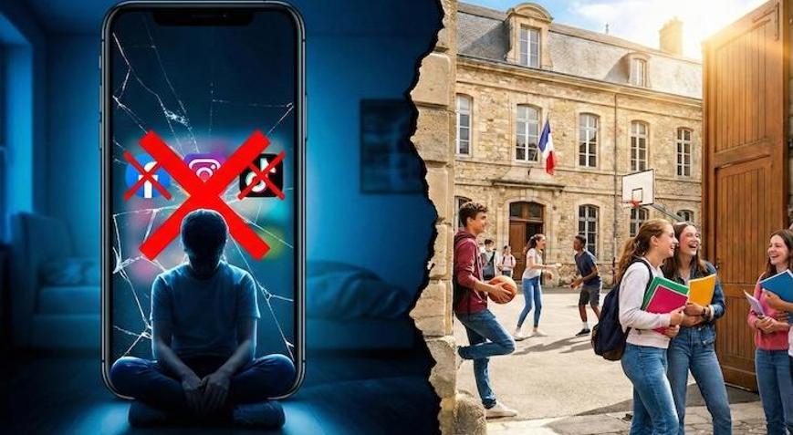 Fransa, 15 yaş altına sosyal medyayı yasaklıyor: Okullarda telefon da yasak