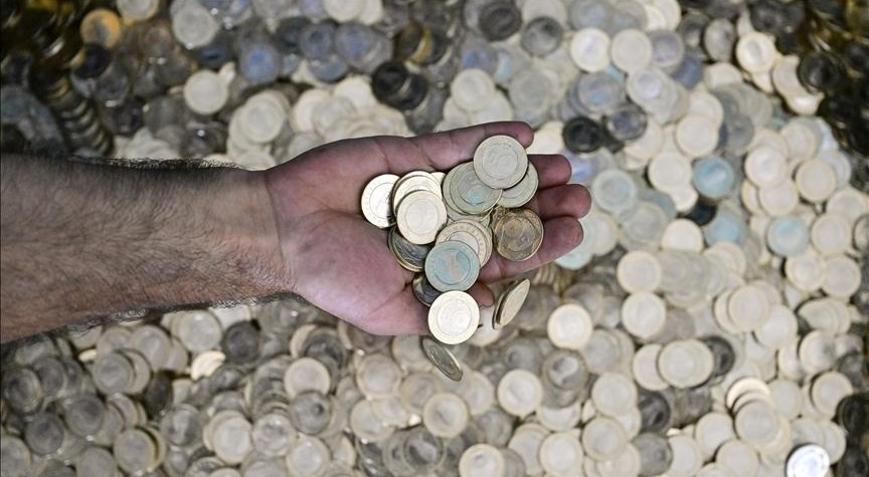 Türkiyede geçen yıl 1,3 milyar liralık madeni para cebe girdi