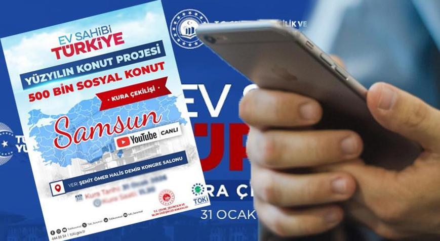 SAMSUN TOKİ KURA SONUÇLARI SORGULAMA E-DEVLET | Samsun TOKİ kura çekilişi sona erdi Samsun 6.937 konut için hak sahibi sorgulama