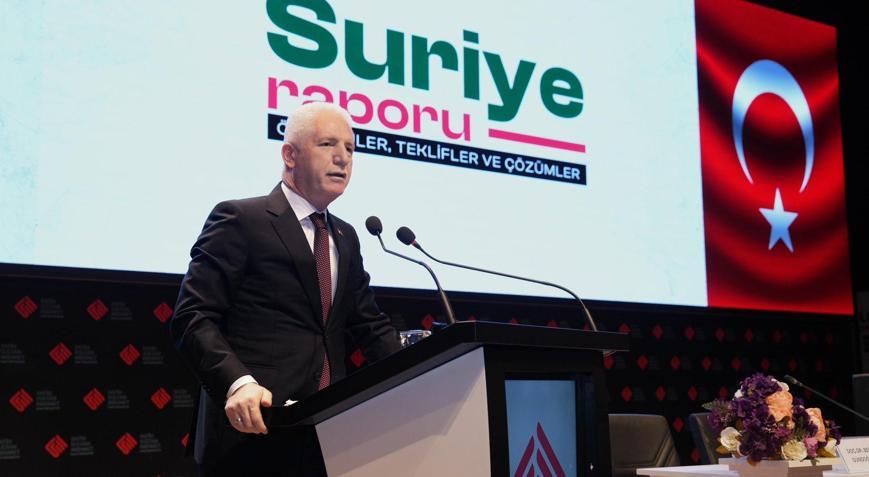 Suriye Raporu: Öngörüler, Teklifler ve Çözümler başlıklı rapor kamuoyuyla paylaşıldı