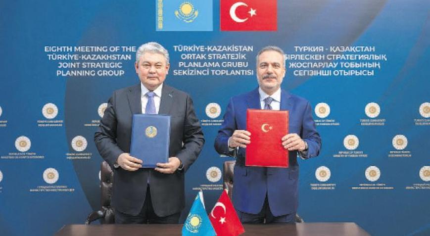 Kazakistan ile işbirliği planı imzalandı