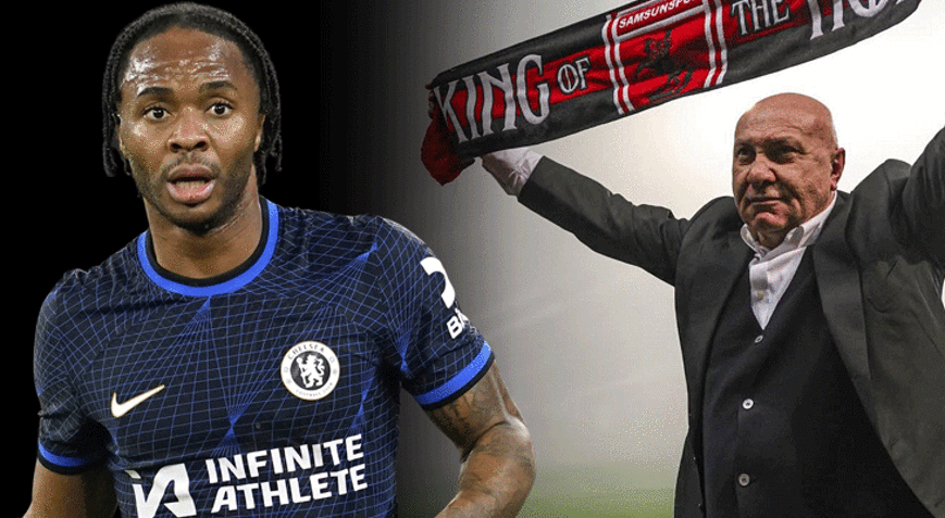 Samsunspordan Sterling sürprizi Başkan Yüksel Yıldırım doğruladı