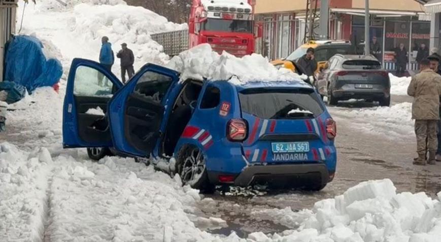 Tunceli’de faciadan dönüldü Kar kütlesi düştü: 2 jandarma yaralı