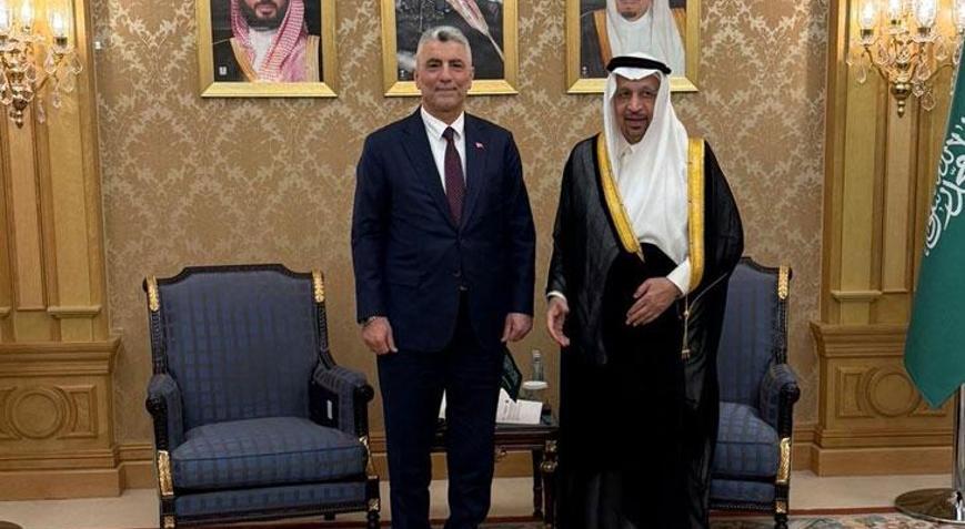 Bakan Bolat, Suudi Arabistan Yatırım Bakanı Al Falih ile bir araya geldi