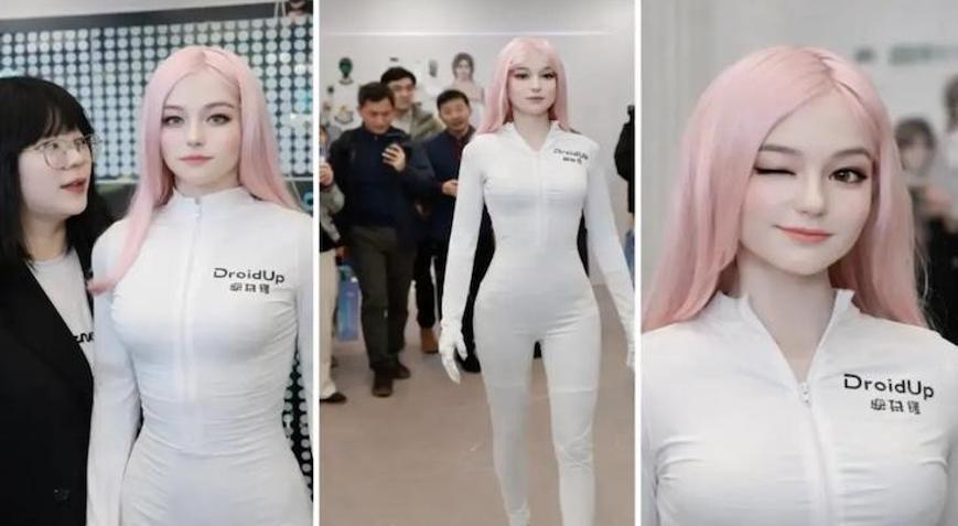 İnsan gibi yürüyen yapay zeka robotu Moya sahneye çıktı