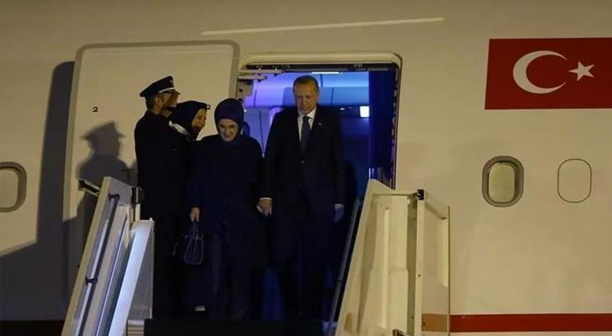 Cumhurbaşkanı Erdoğan Mısırdaki temaslarının ardından yurda döndü
