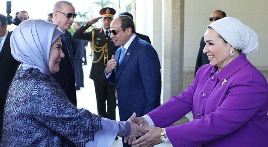 Emine Erdoğandan Mısır ziyaretine ilişkin paylaşım