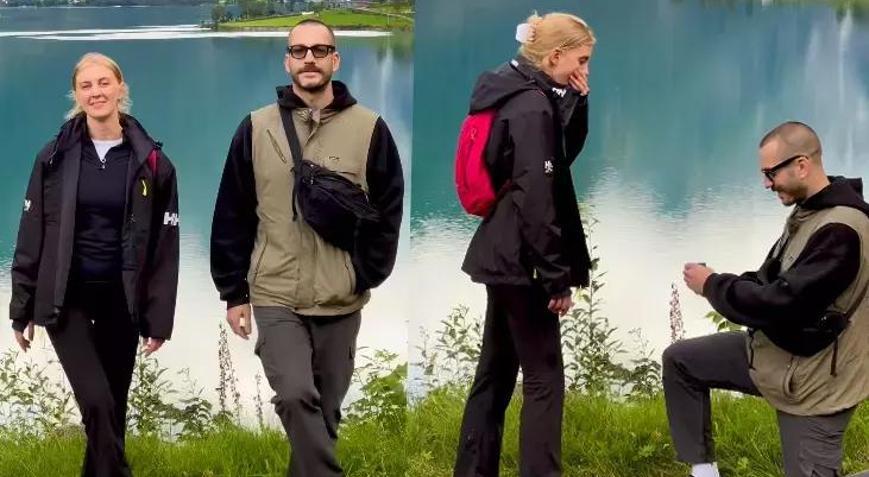 Survivor şampiyonu Ogeday Girişkenin mutlu günü Zeynep Yumrutaş ile nişanlandı