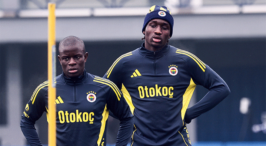 Fenerbahçede yeni transfer antrenmana çıktı Gençlerbirliği maçı hazırlıkları tamamlandı