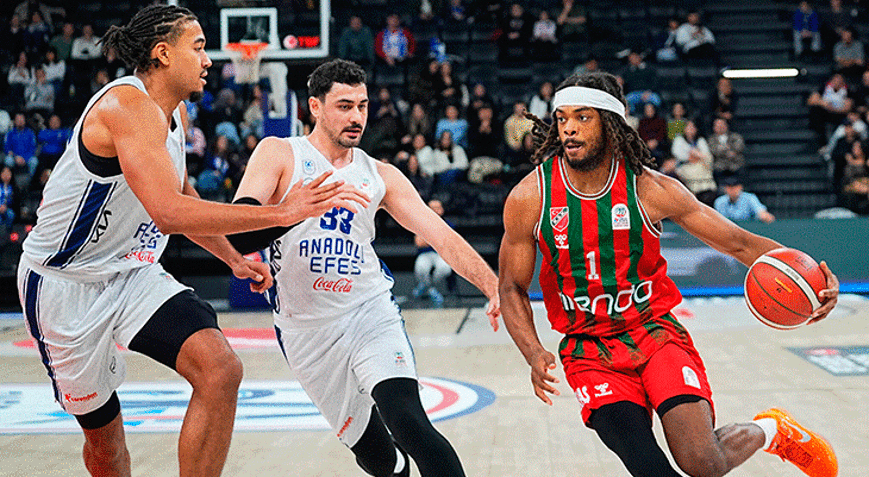 Anadolu Efes, Karşıyakayı mağlup etti