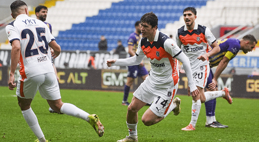 Başakşehir, çıkışını 2 golle sürdürdü
