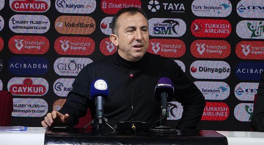 Çaykur Rizesporda Recep Uçar: Taraftarımızı eve mutlu göndermek istiyorduk