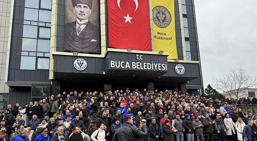 Buca Belediyesinde maaş krizi Çalışanlar iş bıraktı