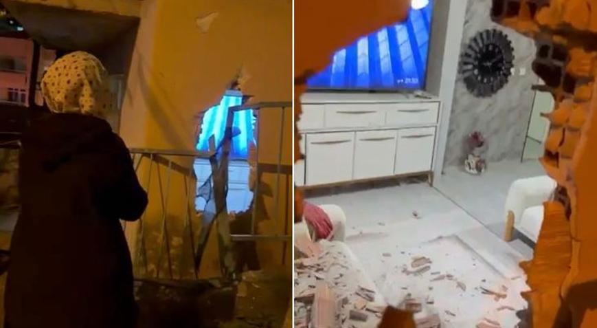 Evinde otururken kamyonetin çarparak yıktığı duvarın altında kaldı