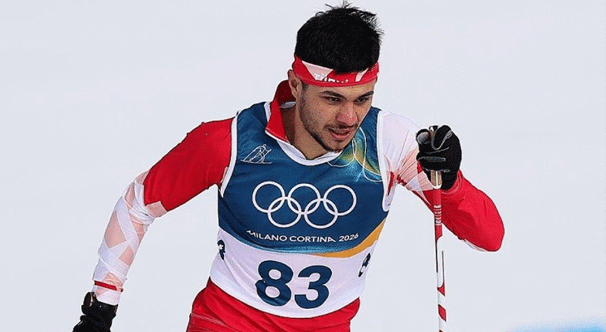 2026 Kış Olimpiyatları’nda Abdullah Yılmaz 80. sırayı aldı