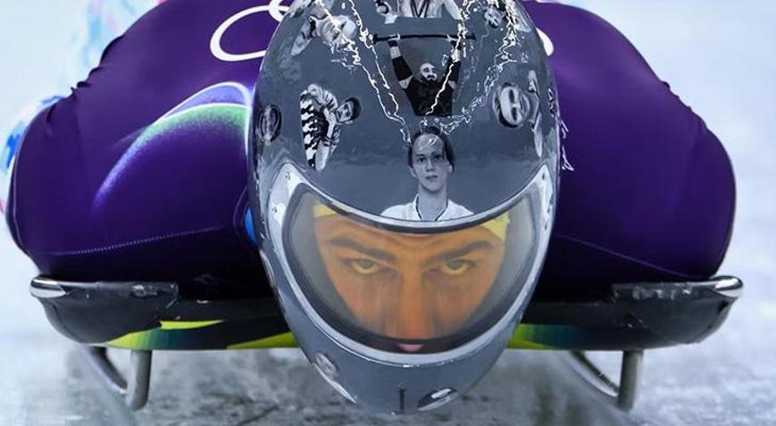 Savaşın gerçek yüzünü taşıyan kask Ukraynalı sporcu olimpiyattan diskalifiye edildi