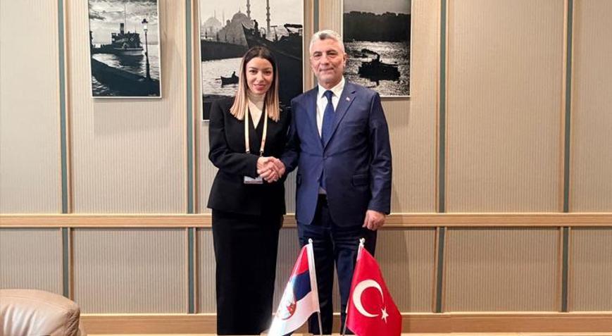 Bakan Bolat, Sırbistan Başbakan Yardımcısı ve Ekonomi Bakanı Mesaroviç ile görüştü