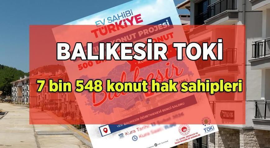 TOKİ BALIKESİR KURA SONUÇLARI 7 BİN 548 HAK SAHİBİ: Balıkesir TOKİ kura sonucu nasıl, nereden sorgulanır Başvuru ücreti iadesi nasıl alınır