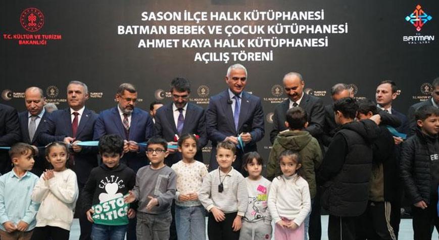 Bakan Ersoydan Batmana kültür hamlesi