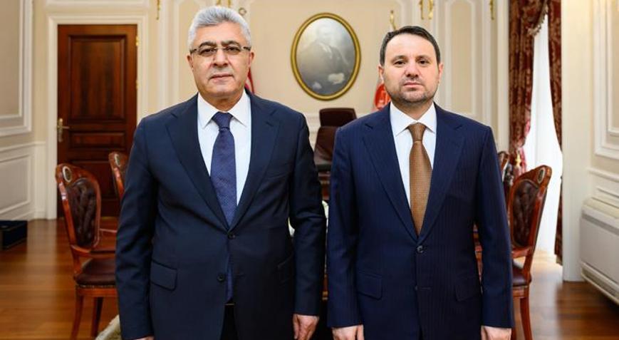 Adalet Bakanı Gürlek, Yargıtay Cumhuriyet Başsavcısı Şentürkle bir araya geldi