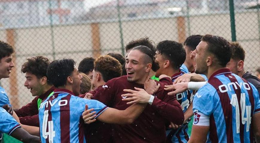 U19da Trabzonspor, Fenerbahçeyi son dakikada mağlup etti