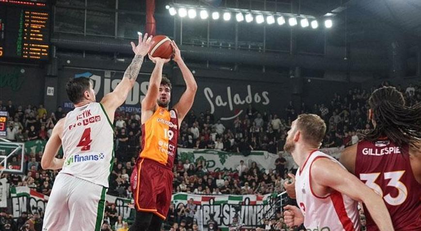 Basketbol Süper Liginde Galatasaray deplasmanda hata yapmadı