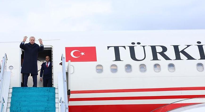 Cumhurbaşkanı Erdoğan Etiyopyaya gitti