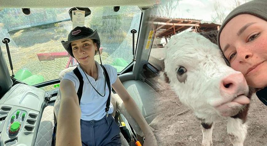 15 yaşında traktör sürüp hayvancılığa başladı Gençliğini köyde harcıyorsun diyen çok oldu
