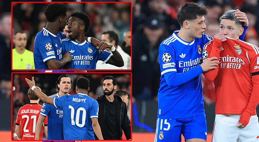 Şampiyonlar Liginde ırkçılık skandalı Vinicius Jr. ve Mbappe çılgına döndü: Men edilmeli