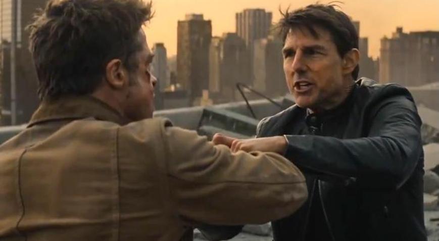 Hollywood alarmda: Tom Cruise ve Brad Pitt kavga videosu fitili ateşledi
