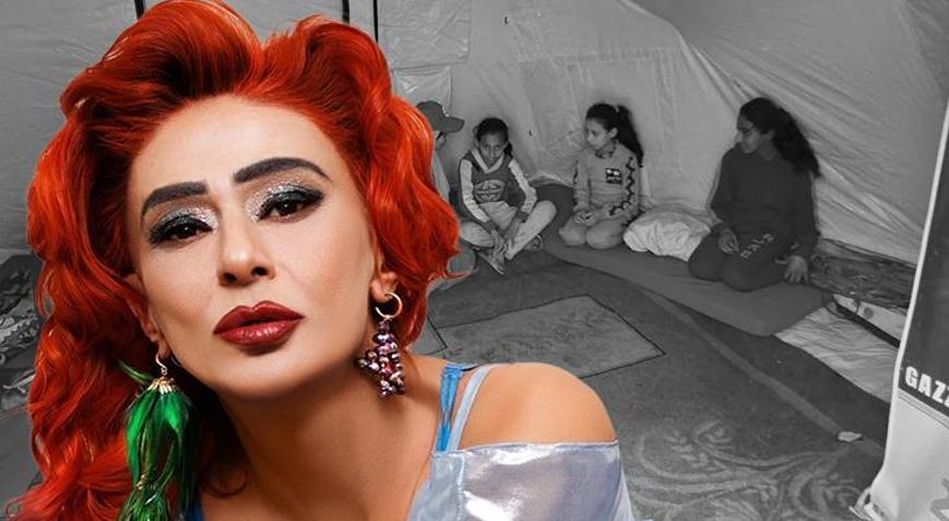 Yıldız Tilbeden Gazzeye büyük destek: 300 bin dolar bağışlamıştı Çadır Kent açıldı