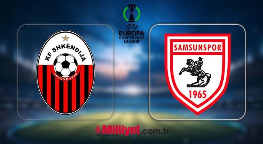 MAÇ SONUCU | Shkendija-Samsunspor UEFA Konferans Ligi play-off maçı kaç kaç bitti