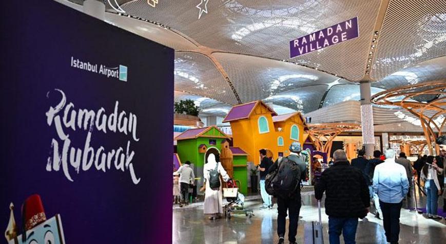 İstanbul Havalimanında Ramazan Köyü kuruldu