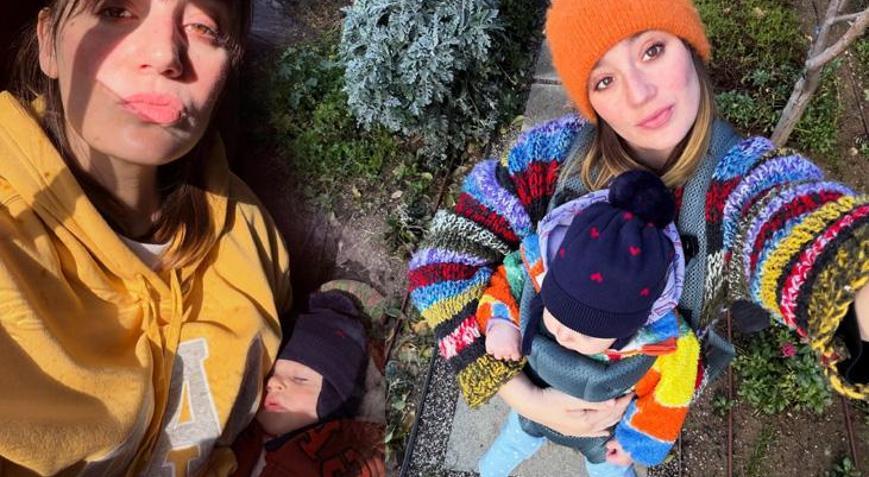 Kural bozdu Gizem Karaca, kızı Leyla Yazın yüzünü ilk kez gösterdi