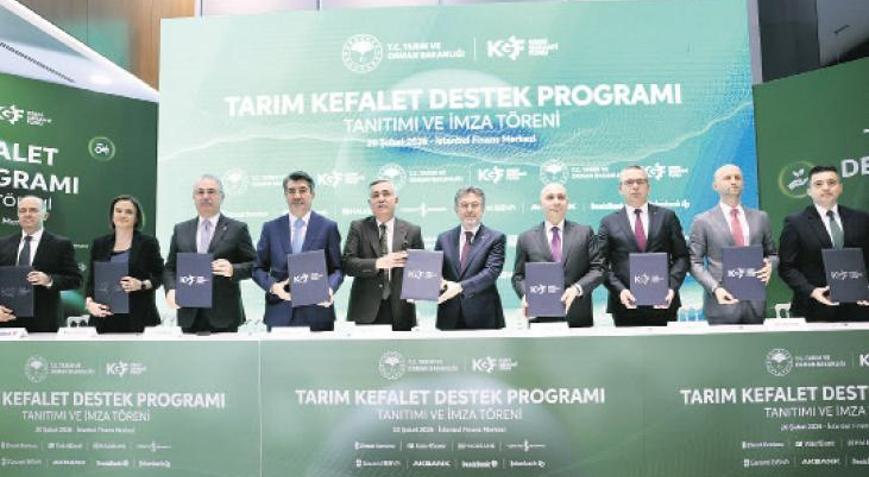 ‘Tarımda kefalet’ için 8 bankadan güç birliği