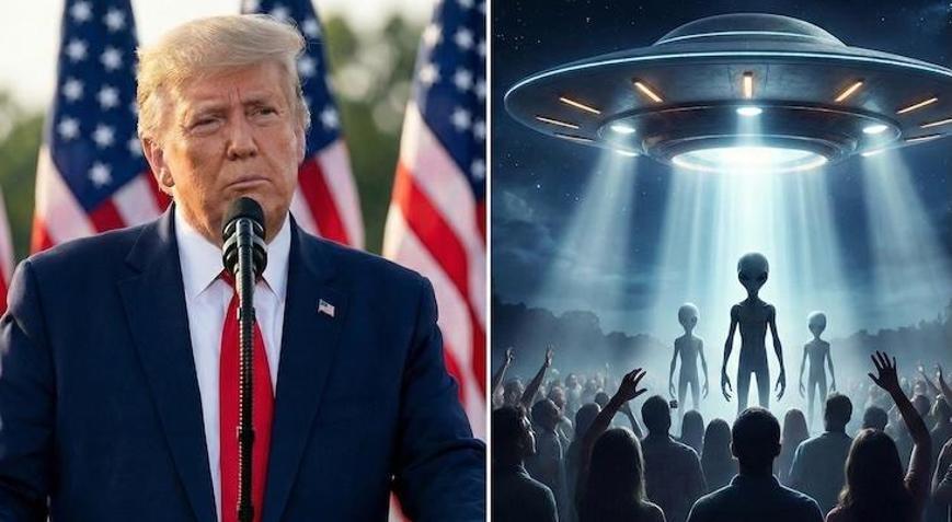Trump, UFO ve uzaylılara ait gizli belgeleri halka açacak