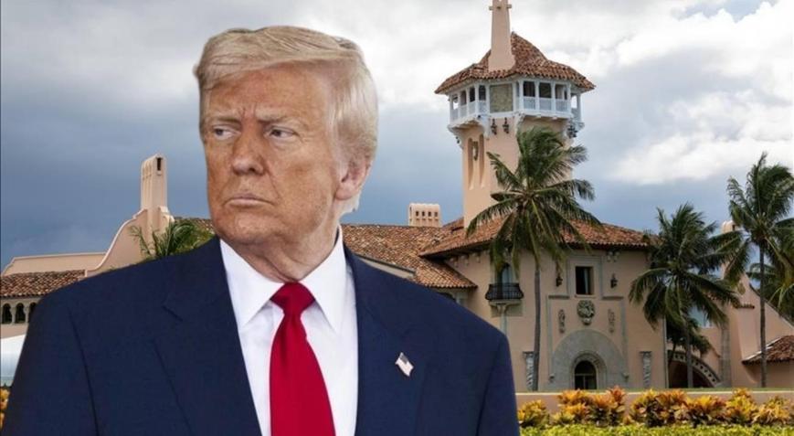 Trumpın mülküne girmeye çalışan şahıs vuruldu Pompalı tüfek ve yakıt bidonu taşıyordu