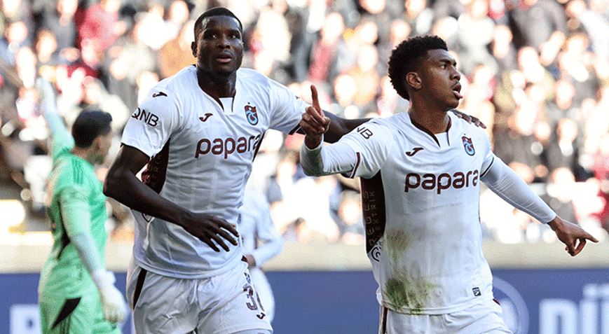 Trabzonspor, Gaziantep FK deplasmanında geriden gelerek kazandı Onuachu fırtınası